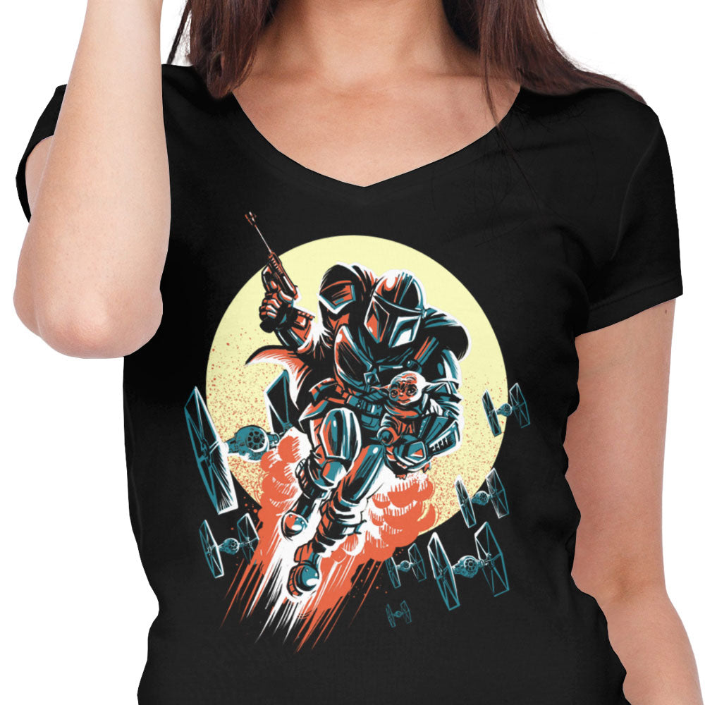 Retro Mando - Women's V-Neck product image 4