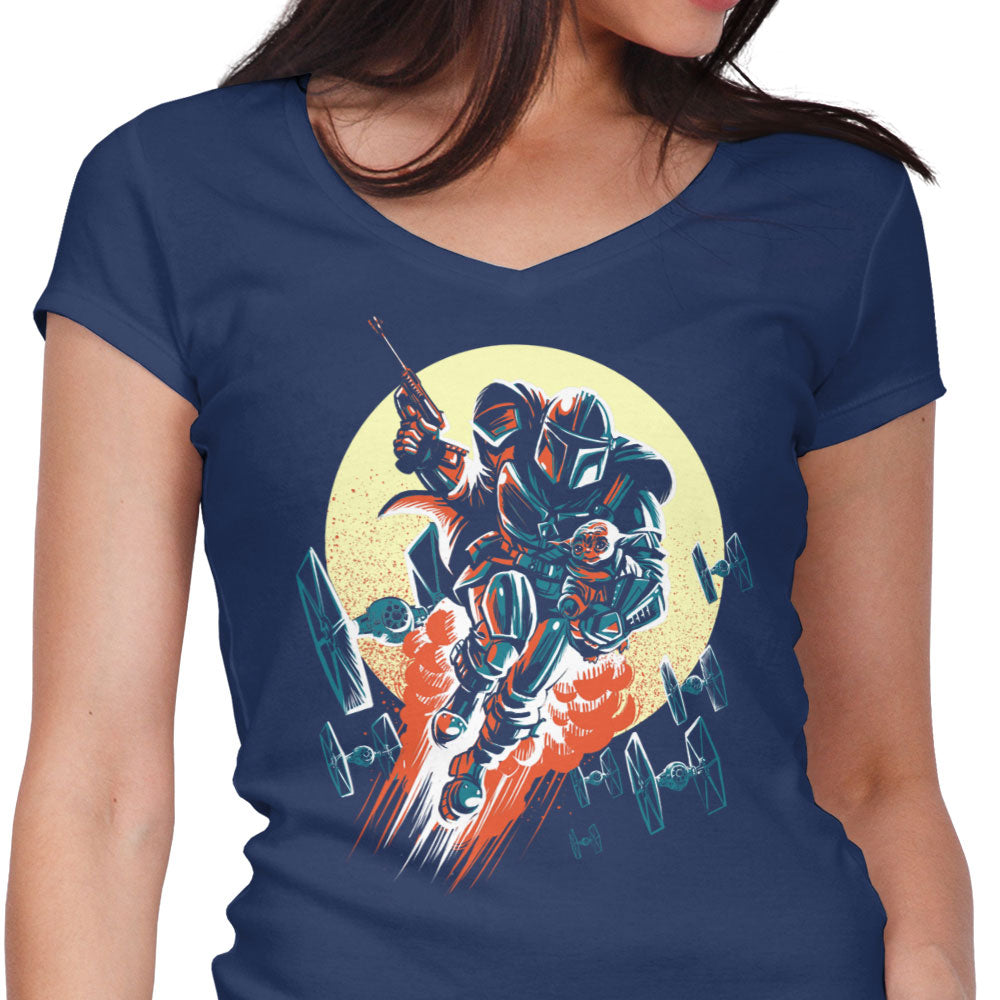 Retro Mando - Women's V-Neck product image 3