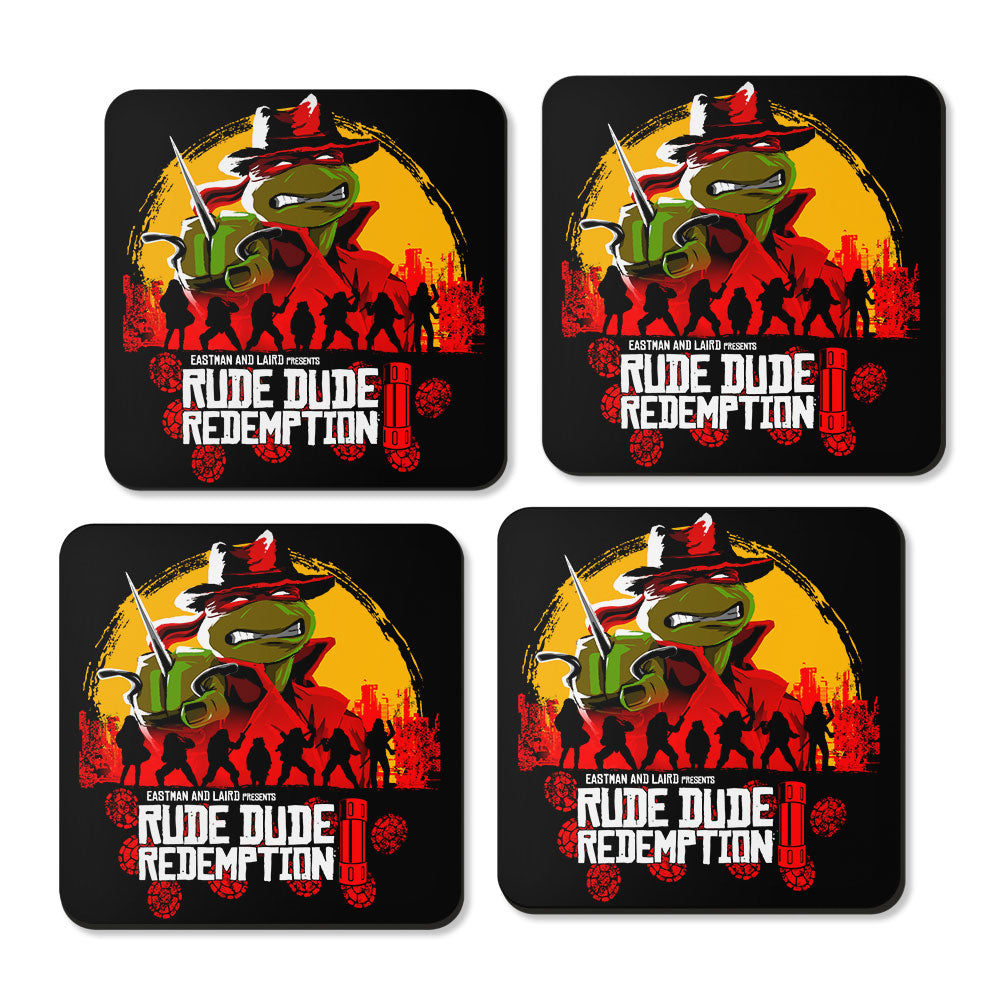 Rude Dude Redemption - Coasters product image 3