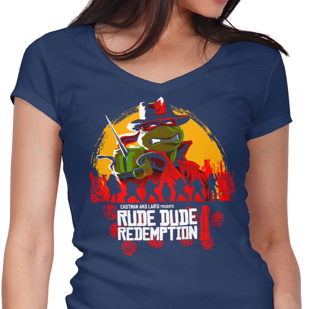 Rude Dude Redemption - Women's V-Neck product image 3