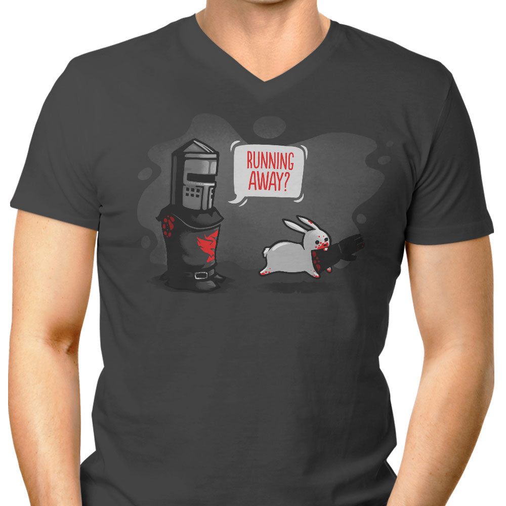 Running Away - Men's V-Neck product image 1