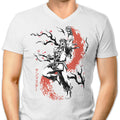 Scarlet Flame Sumi-e - Men's V-Neck product image 1