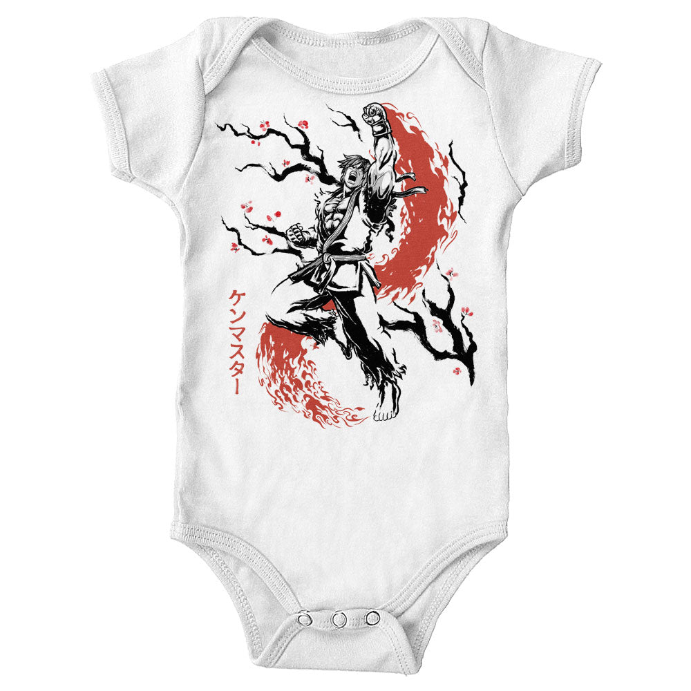 Scarlet Flame Sumi-e - Youth Apparel product image 3