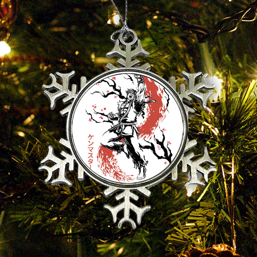 Scarlet Flame Sumi-e - Ornament product image 1