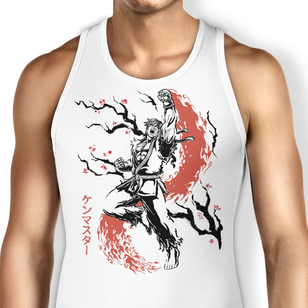 Scarlet Flame Sumi-e - Tank Top product image 1