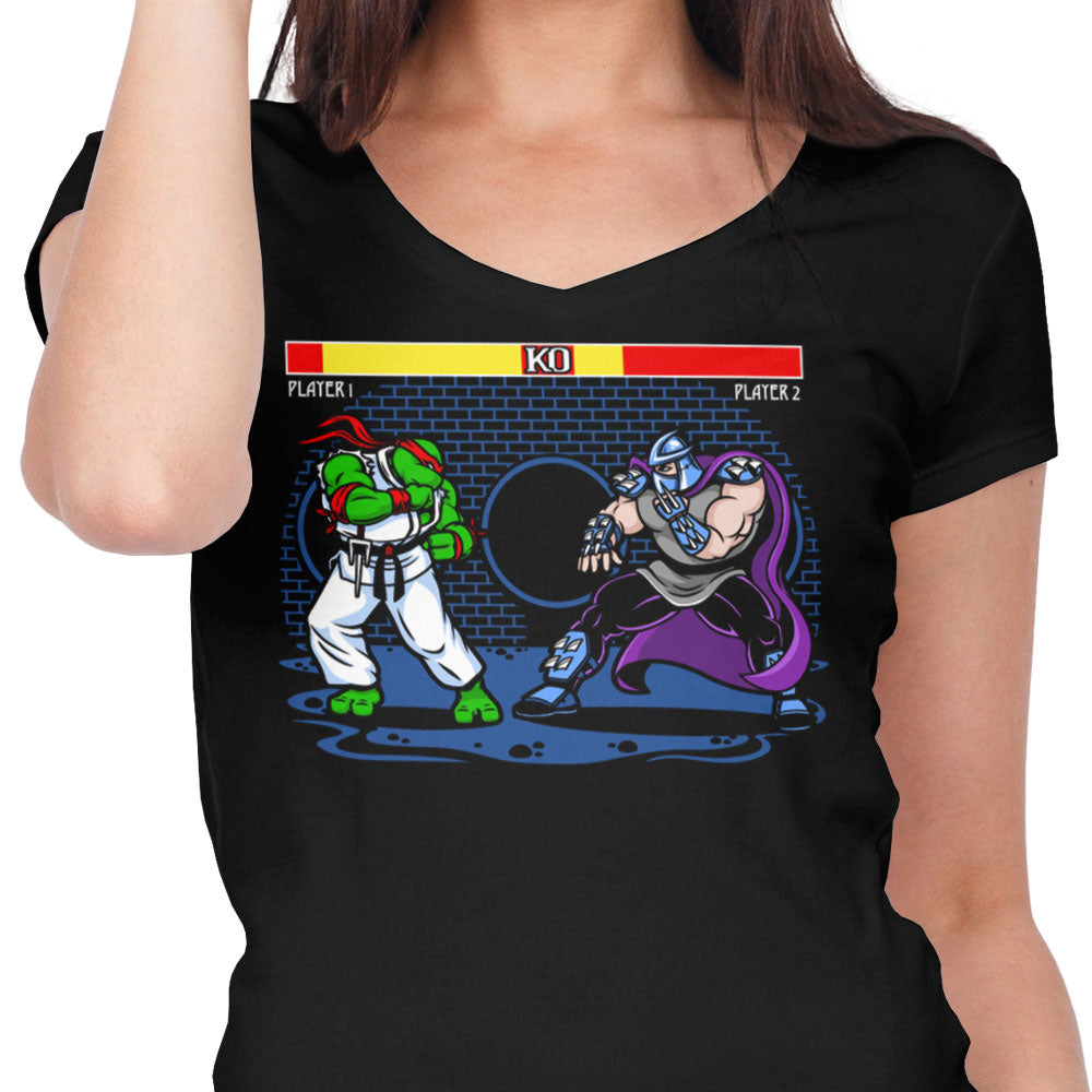 Sewer Fighter - Women's V-Neck product image 4