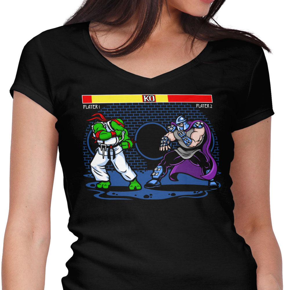 Sewer Fighter - Women's V-Neck product image 1