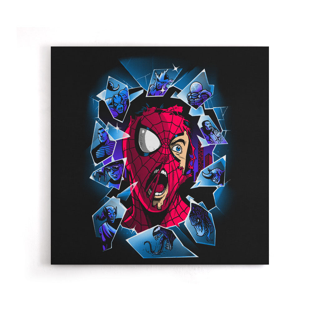 Shattered Spider - Canvas Print