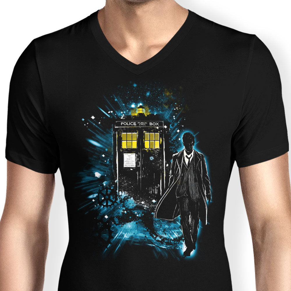 Space and Time Traveler - Men's V-Neck product image 4