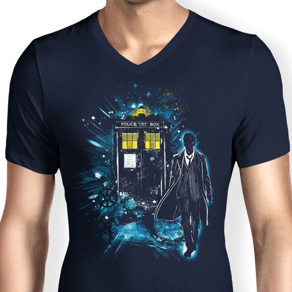 Space and Time Traveler - Men's V-Neck product image 5