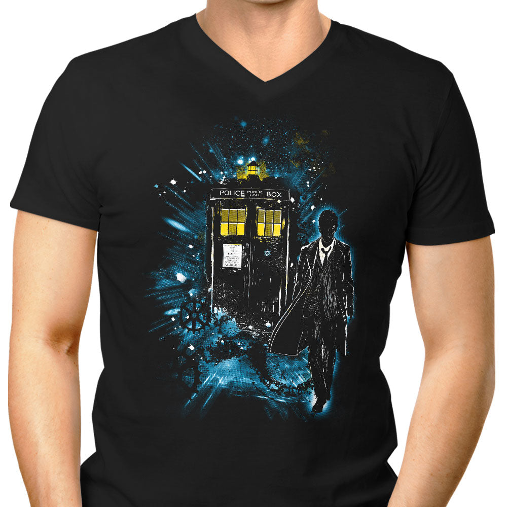 Space and Time Traveler - Men's V-Neck product image 1