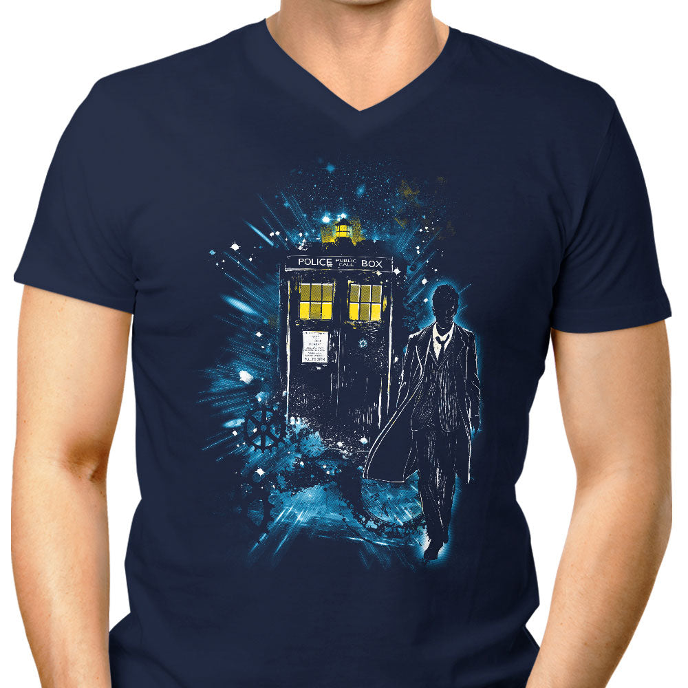 Space and Time Traveler - Men's V-Neck product image 3