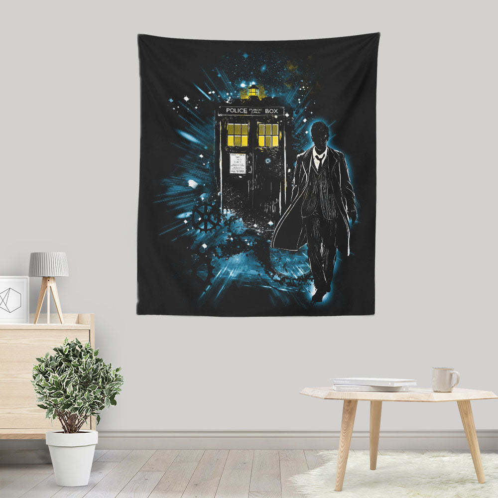 Space and Time Traveler - Wall Tapestry