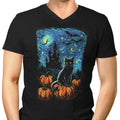 Starry Black Cat - Men's V-Neck product image 1
