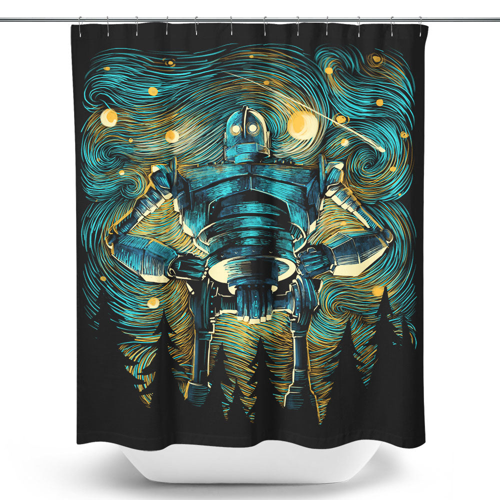 Starry Giant - Shower Curtain