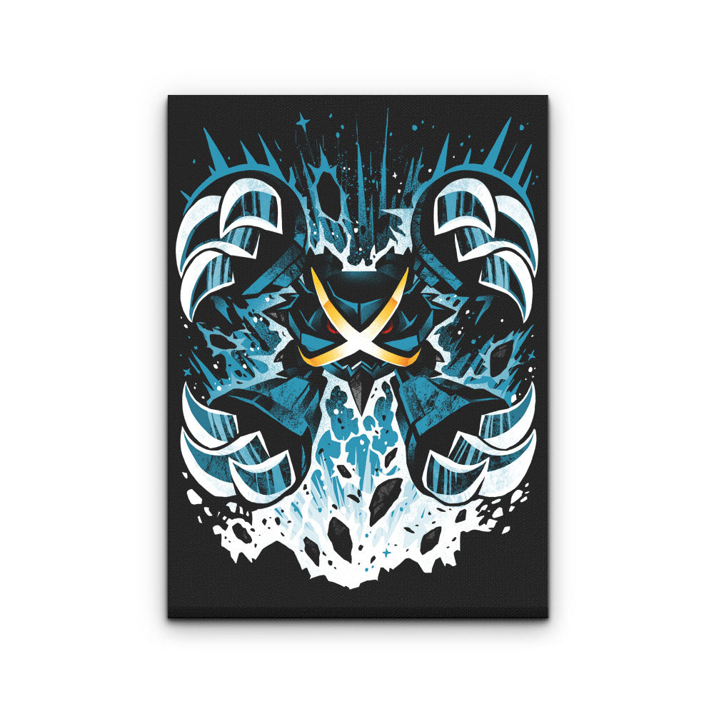 Steel Magnetic Force - Canvas Print