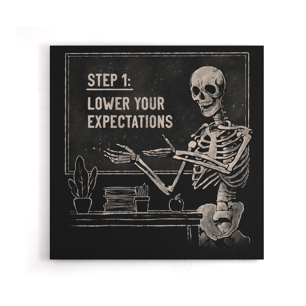 Step 1: Expectations - Canvas Print