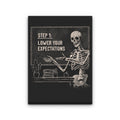 Step 1: Expectations - Canvas Print