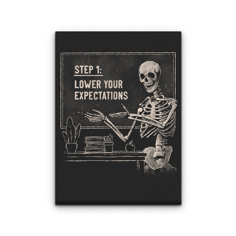 Step 1: Expectations - Canvas Print