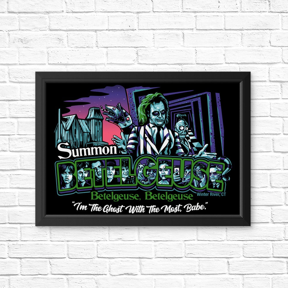 Summoning in Winter River - Posters & Prints