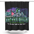 Summoning in Winter River - Shower Curtain
