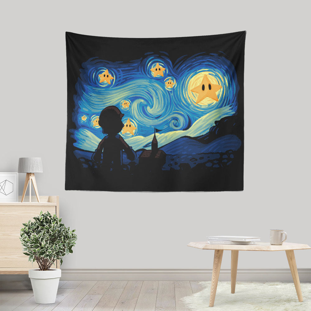 Super Starry Night - Wall Tapestry