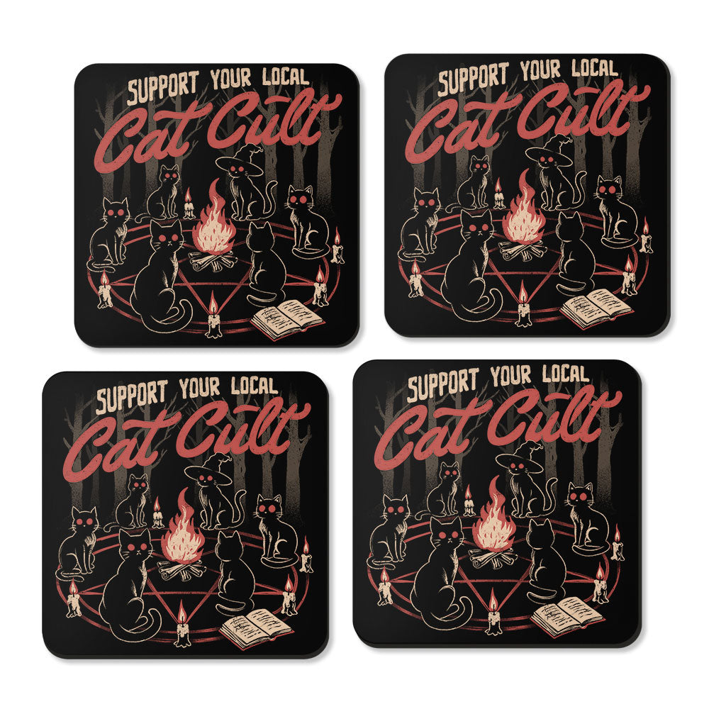 Support Your Cat Cult - Coasters product image 3