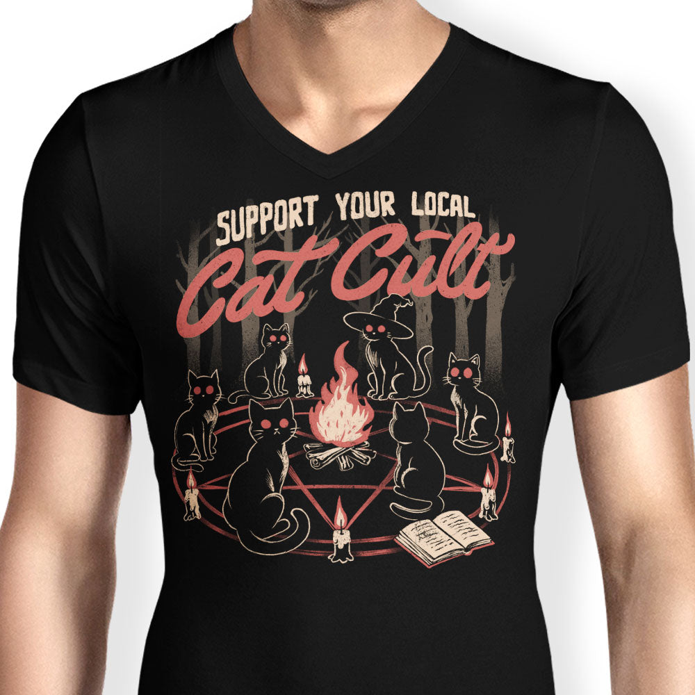Support Your Cat Cult - Men's V-Neck product image 4