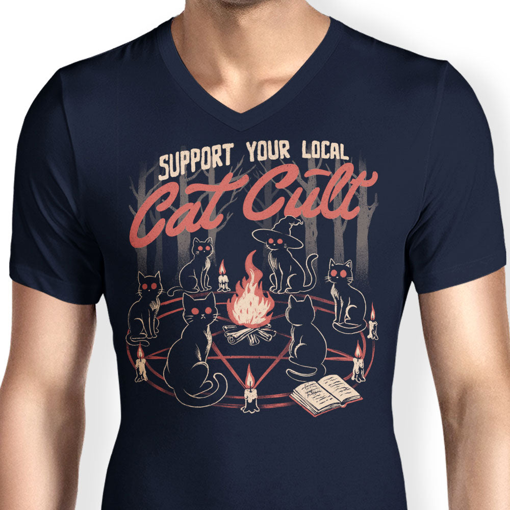 Support Your Cat Cult - Men's V-Neck product image 5