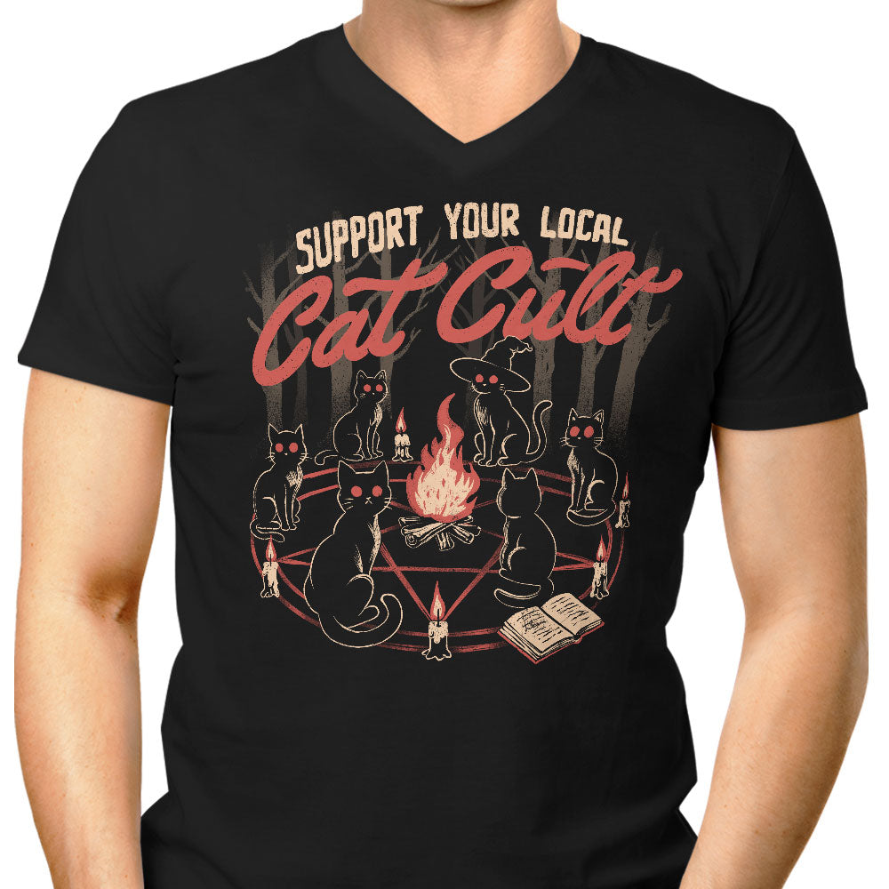 Support Your Cat Cult - Men's V-Neck product image 1