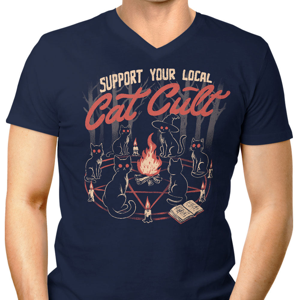 Support Your Cat Cult - Men's V-Neck product image 3