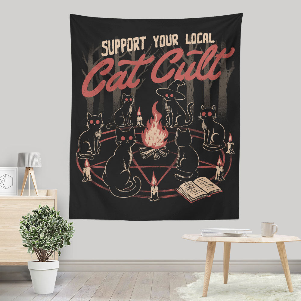 Support Your Cat Cult - Wall Tapestry