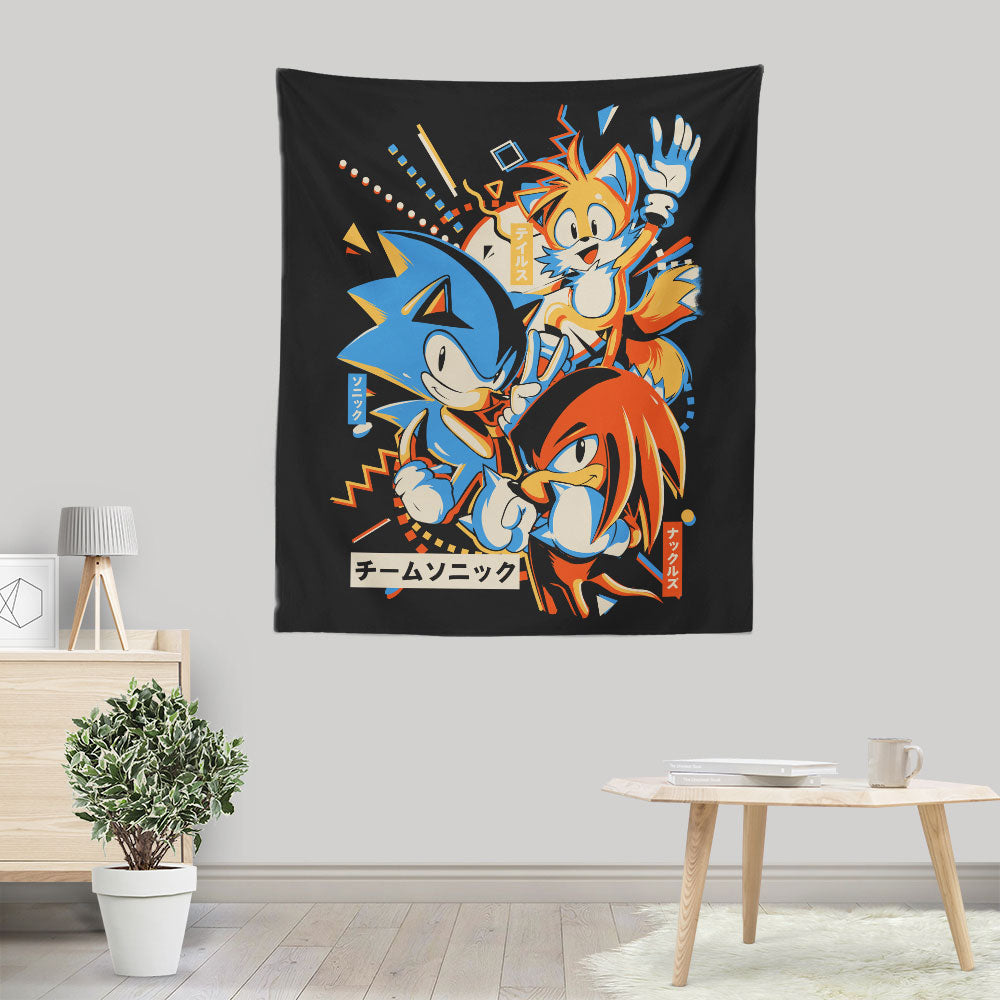 Team Mania - Wall Tapestry