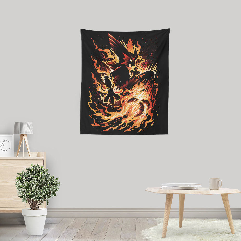 The Blaze Kick - Wall Tapestry