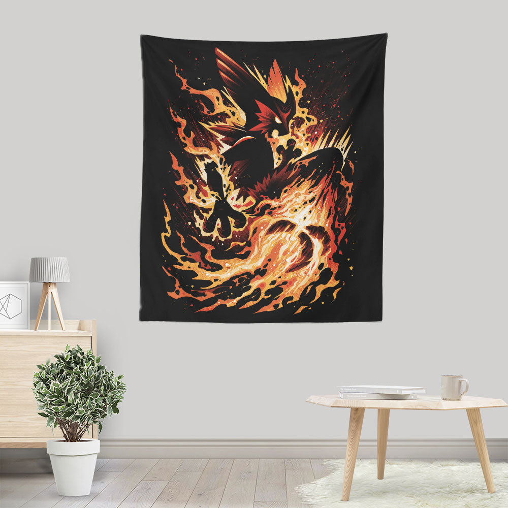 The Blaze Kick - Wall Tapestry