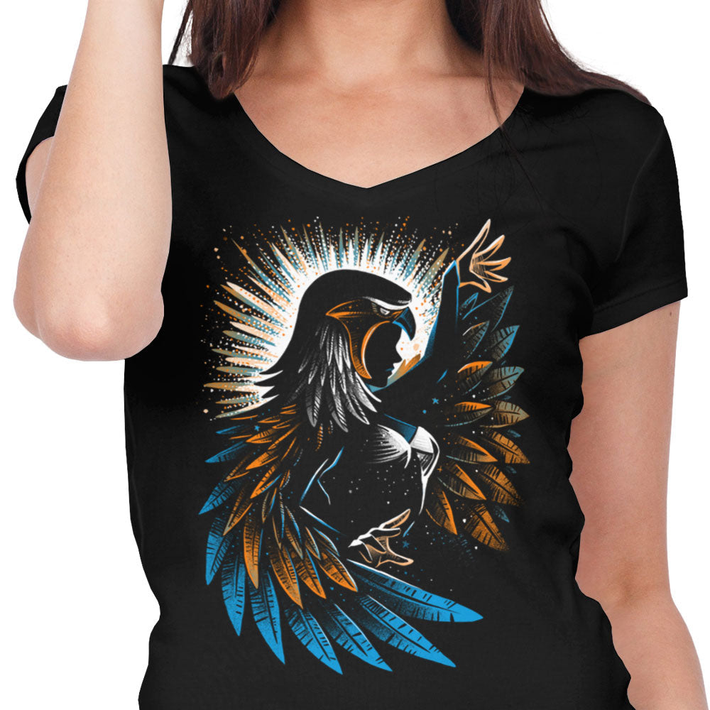 The Falcon Sorceress - Women's V-Neck product image 4