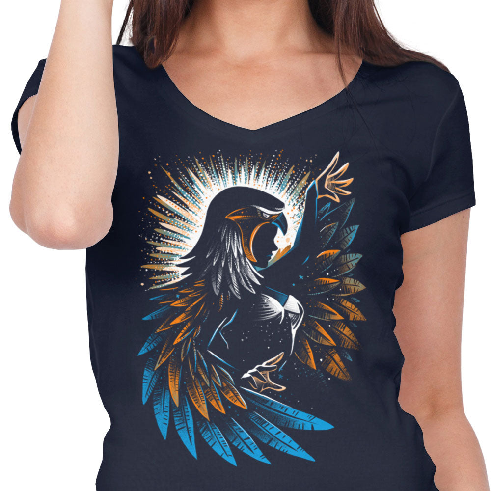 The Falcon Sorceress - Women's V-Neck product image 5