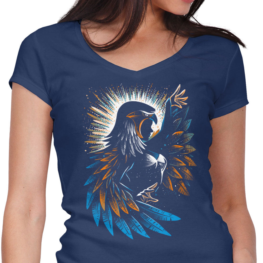 The Falcon Sorceress - Women's V-Neck product image 3