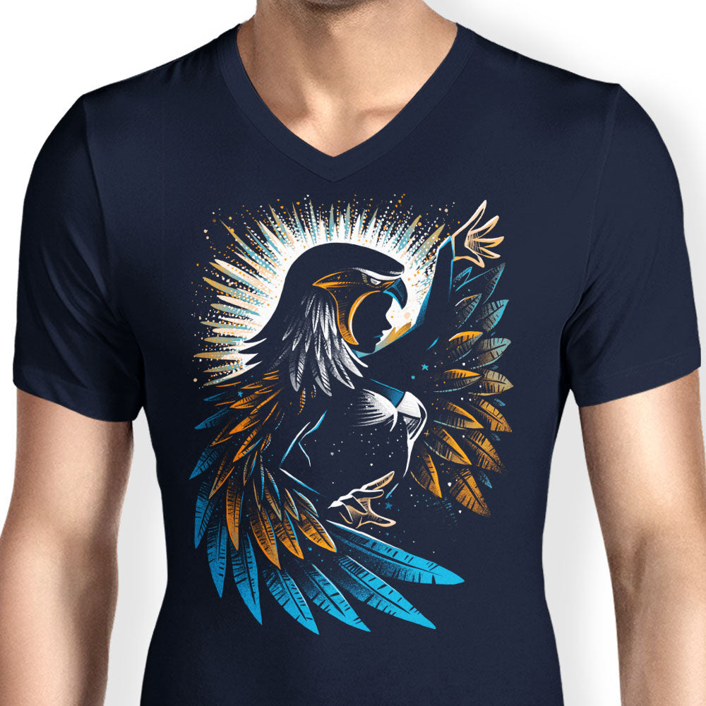 The Falcon Sorceress - Men's V-Neck product image 5