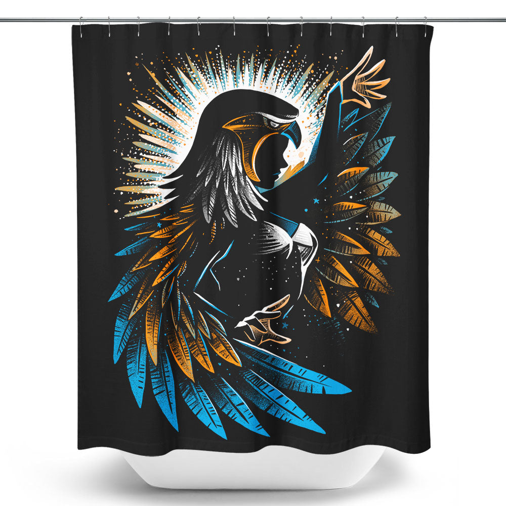 The Falcon Sorceress - Shower Curtain