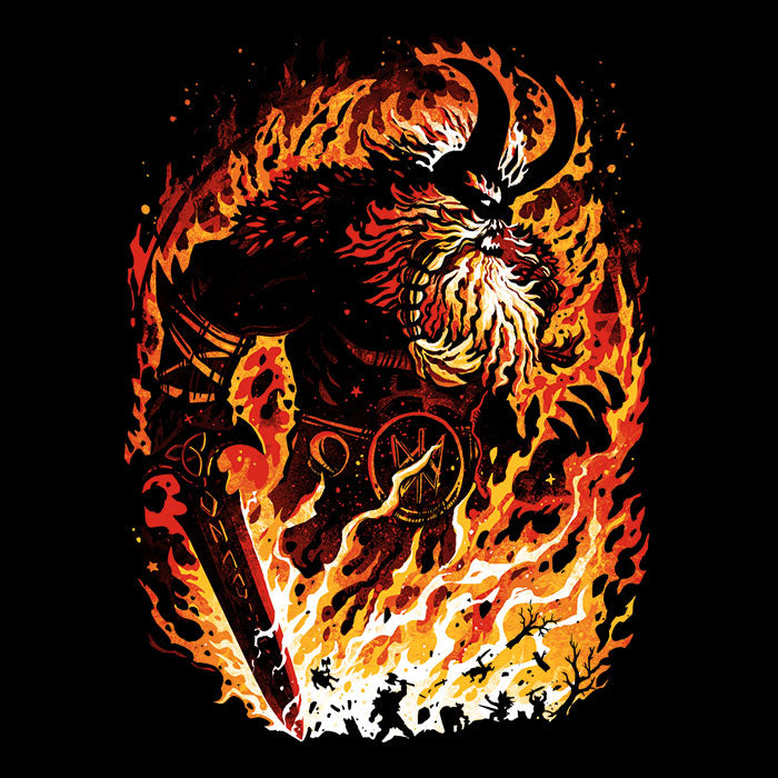 The Fire Giant - Shower Curtain