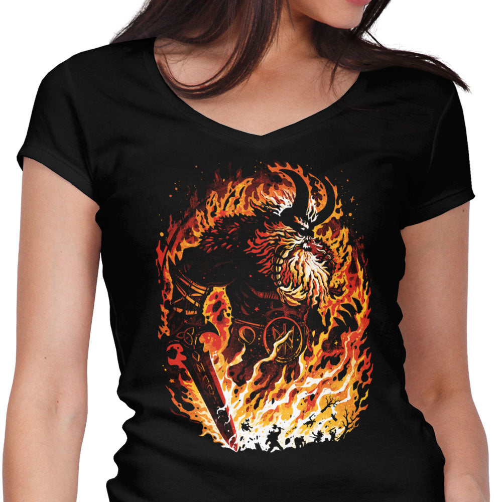 The Fire Giant - Women's V-Neck product image 1