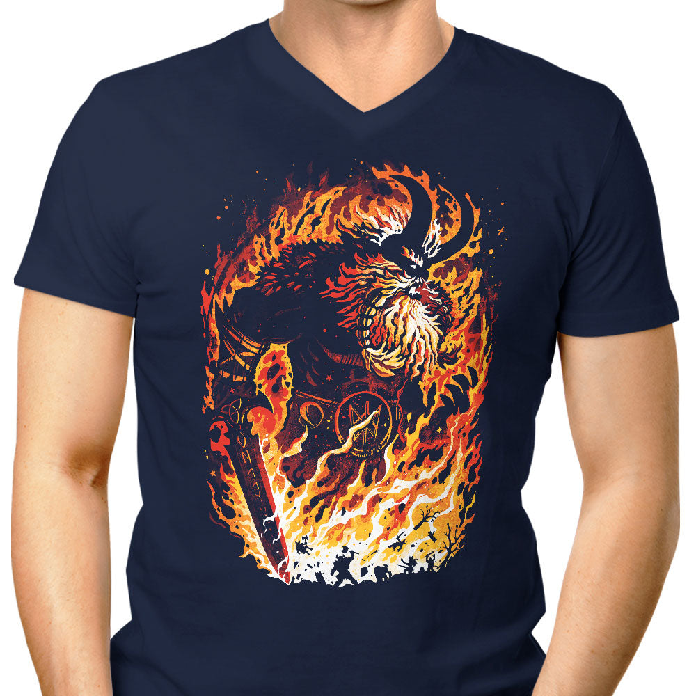 The Fire Giant - Men's V-Neck product image 3