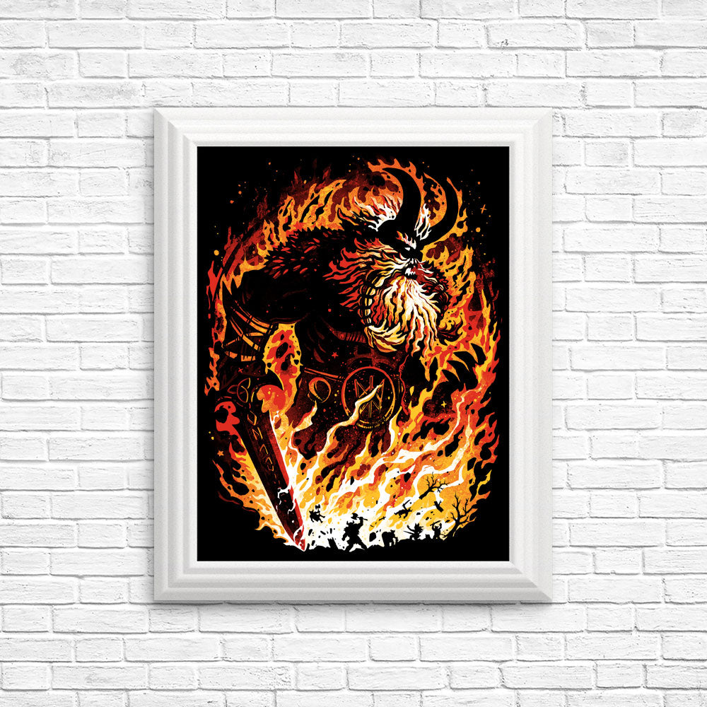 The Fire Giant - Posters & Prints