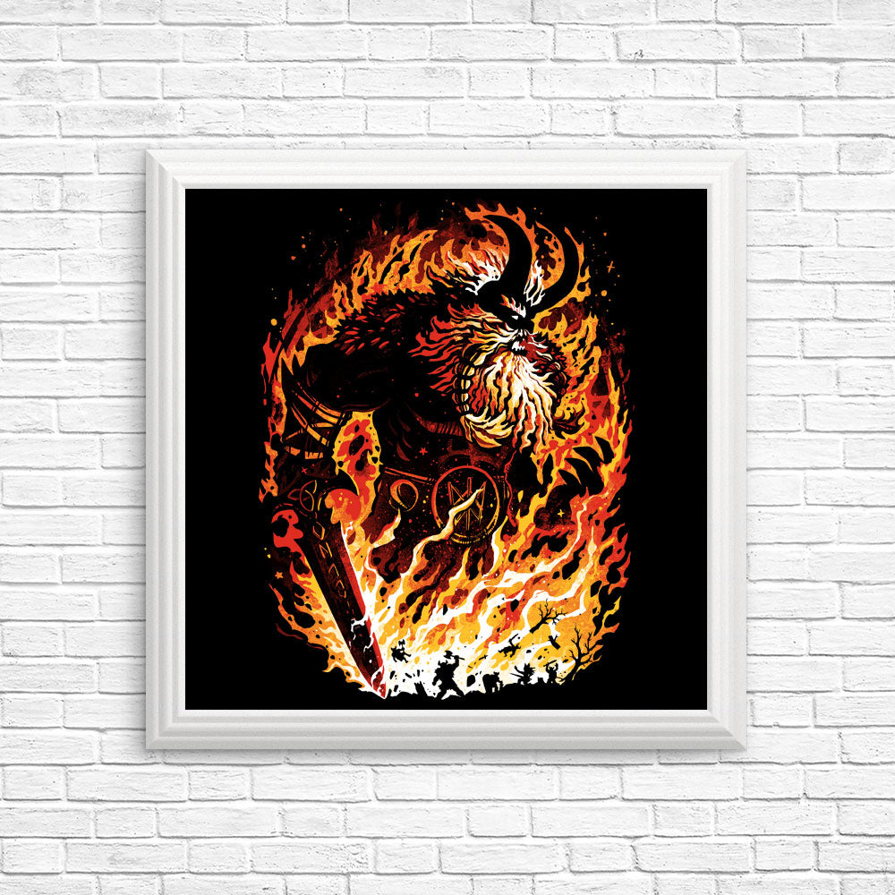 The Fire Giant - Posters & Prints
