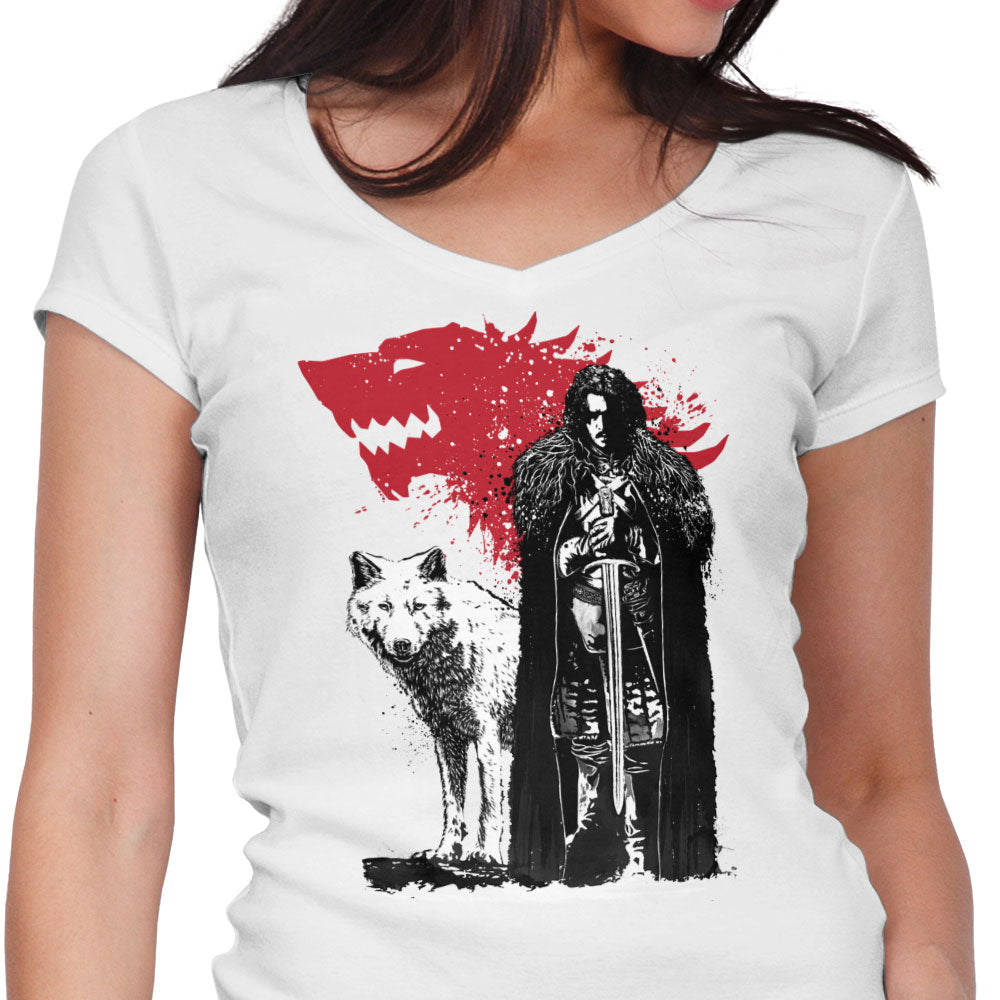 The King and Wolf - Women's V-Neck product image 1