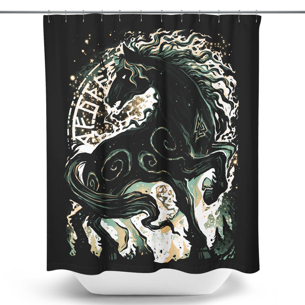 The Swiftest Steed - Shower Curtain