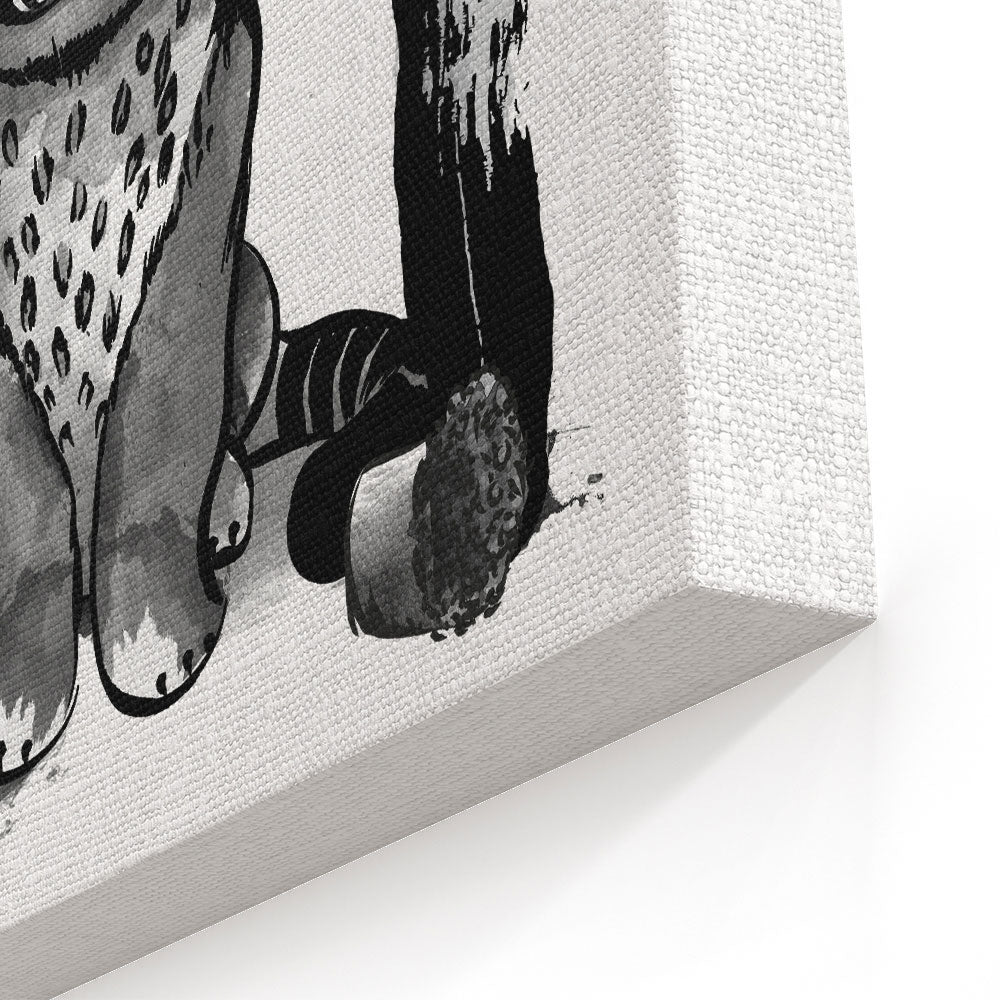 The Tiger and the Magpie - Canvas Print
