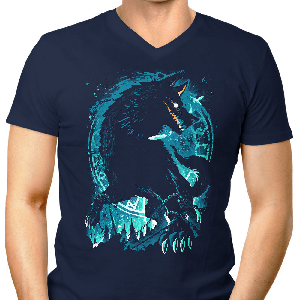 The Wolf of Fate - Men's V-Neck product image 3
