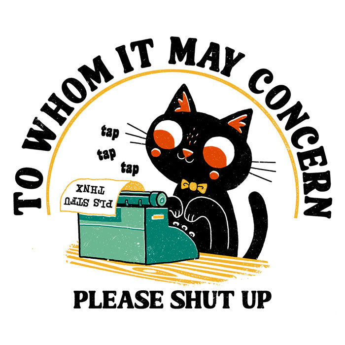 To Whom it May Concern - Canvas Print